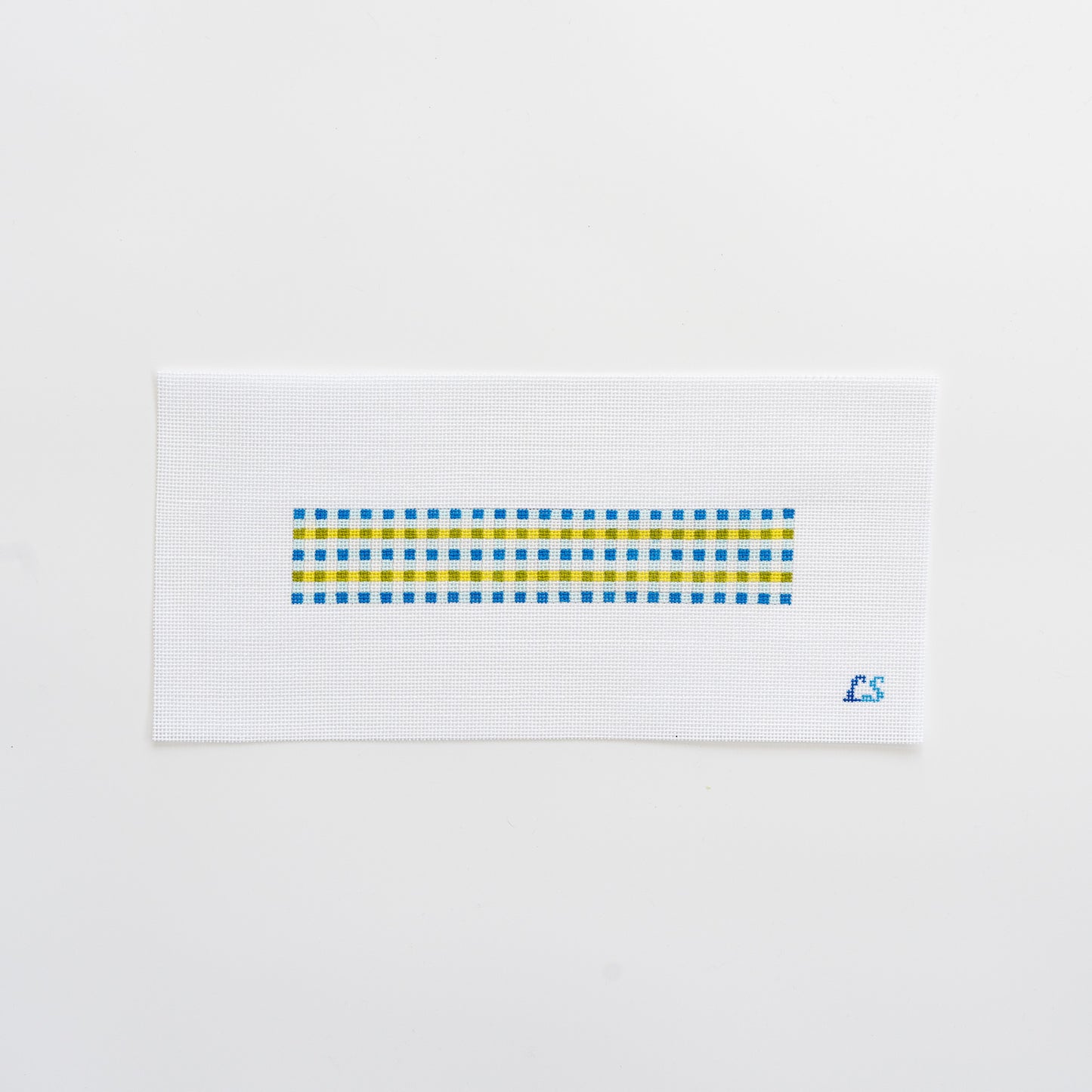 Gingham Key Fob