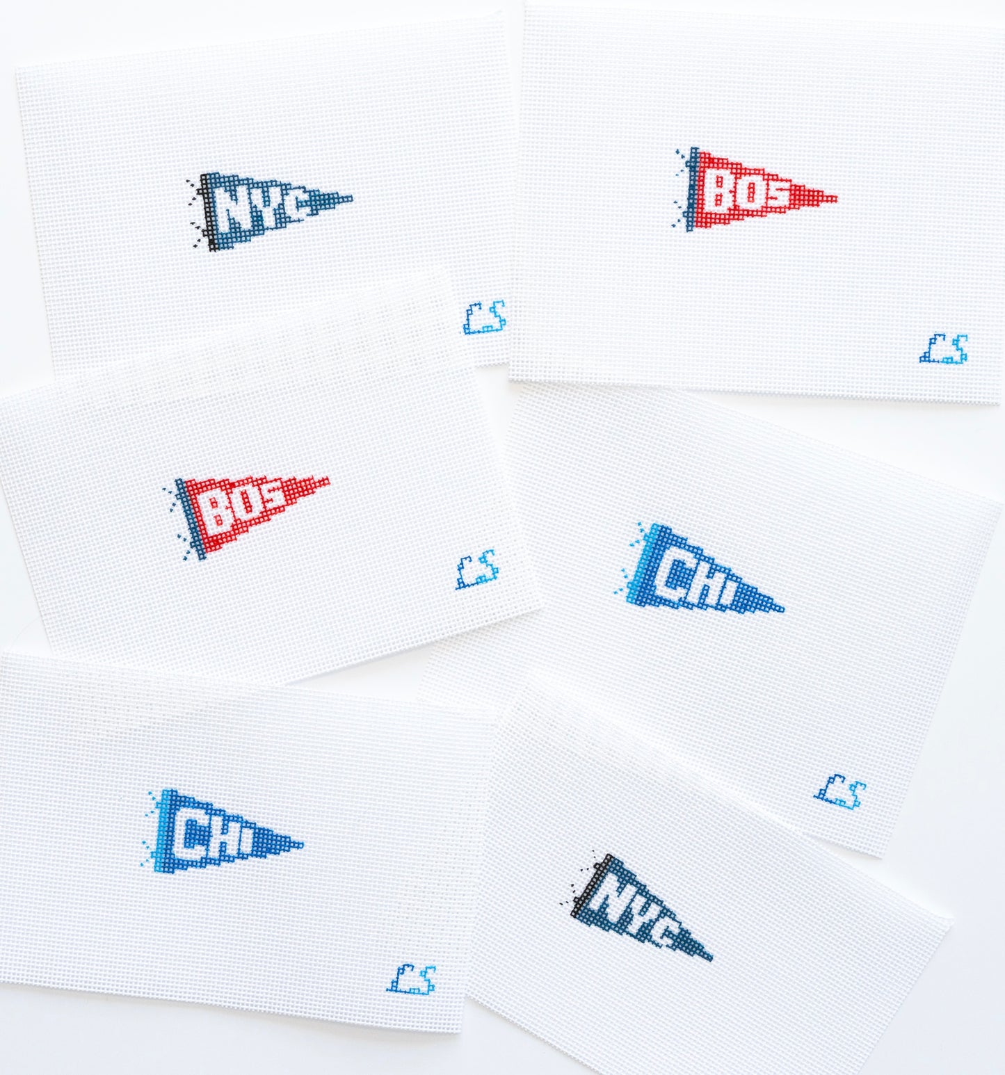 Kitted City Mini Pennant Flag + Free Ship