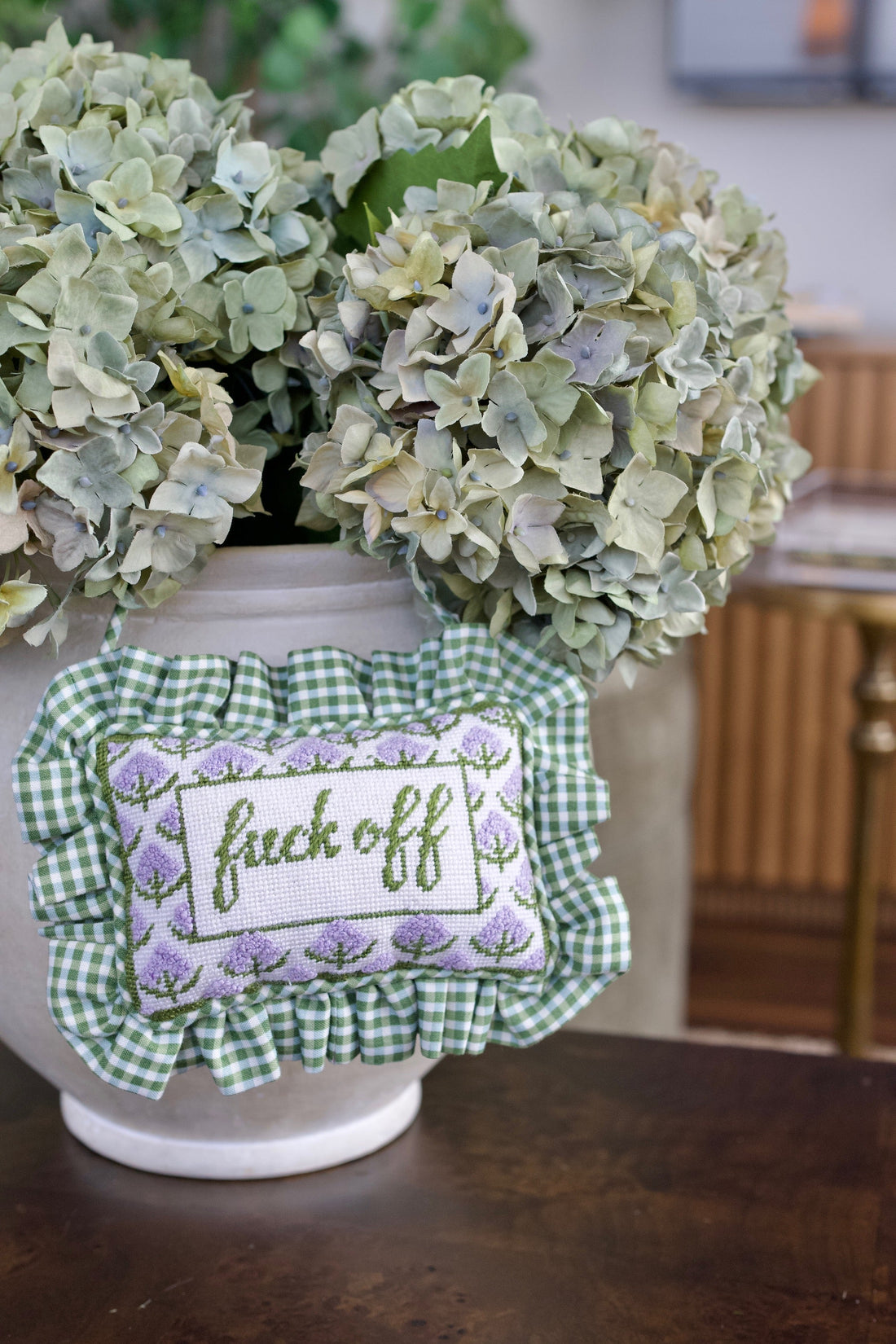 F*** Off Needlepoint Canvas Stitch Guide