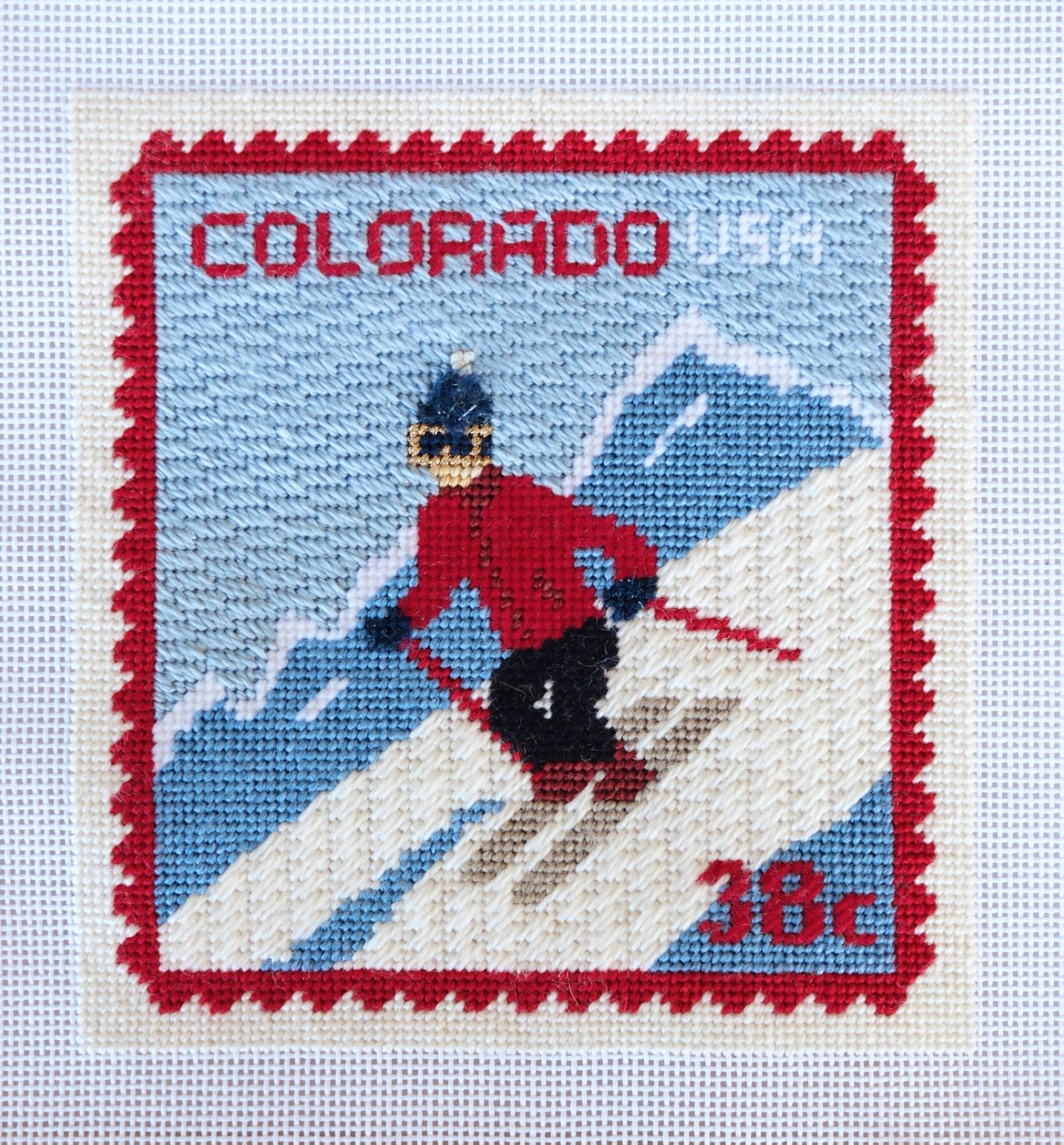Colorado Stamp Needlepoint Stitch Guide