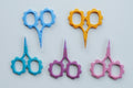 Scallop Flower Needlepoint Scissors