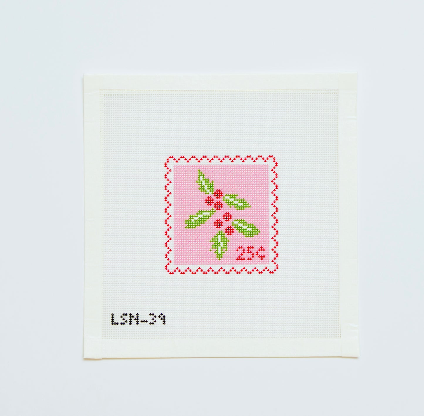 Holiday Pink Mistletoe Stamp