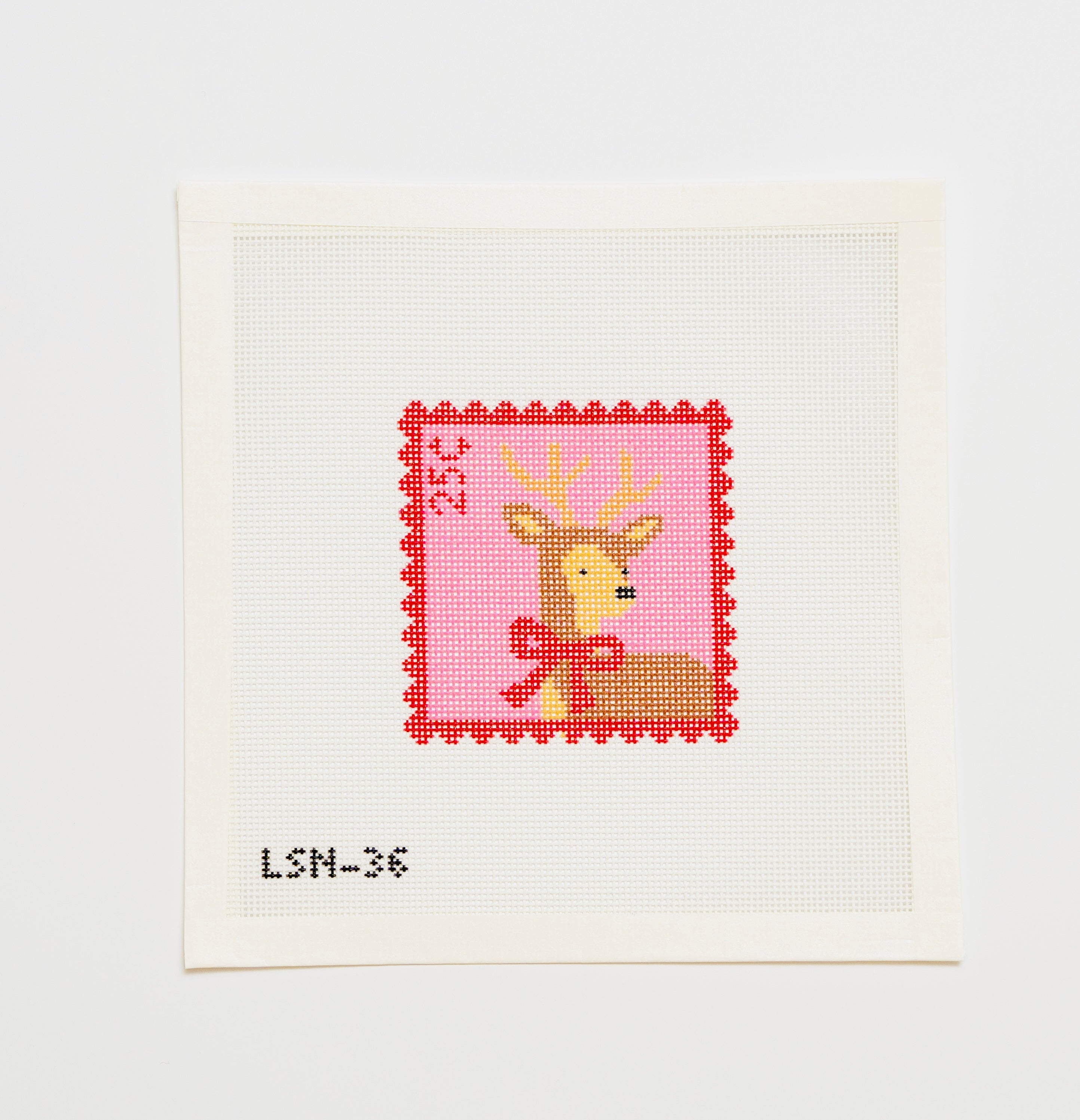 PRE-ORDER: Holiday Pink Deer Stamp