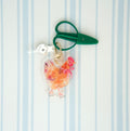 Spring Chicken Acrylic Charm, Scissors & Threader
