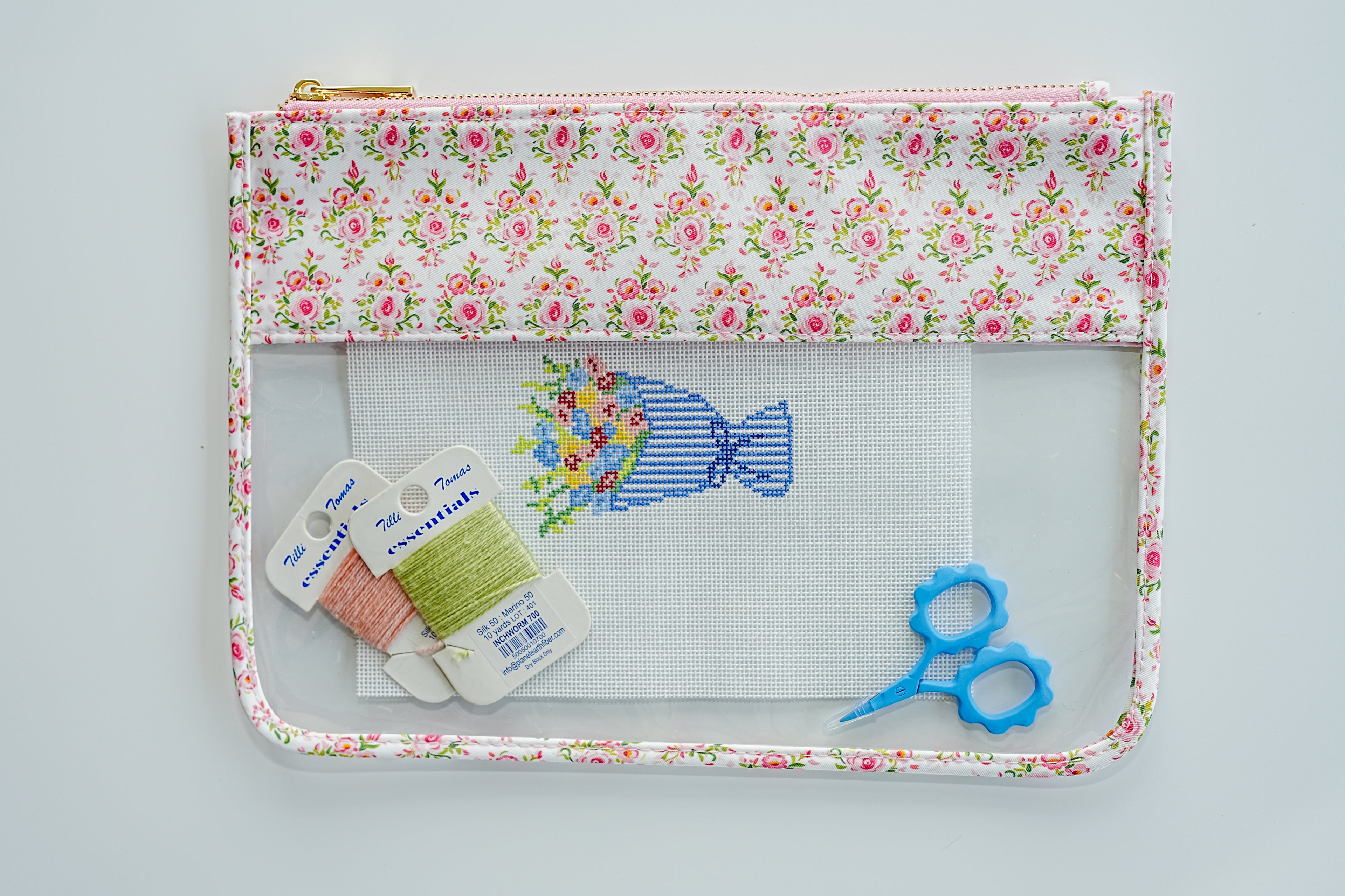 English Rose Project Pouch