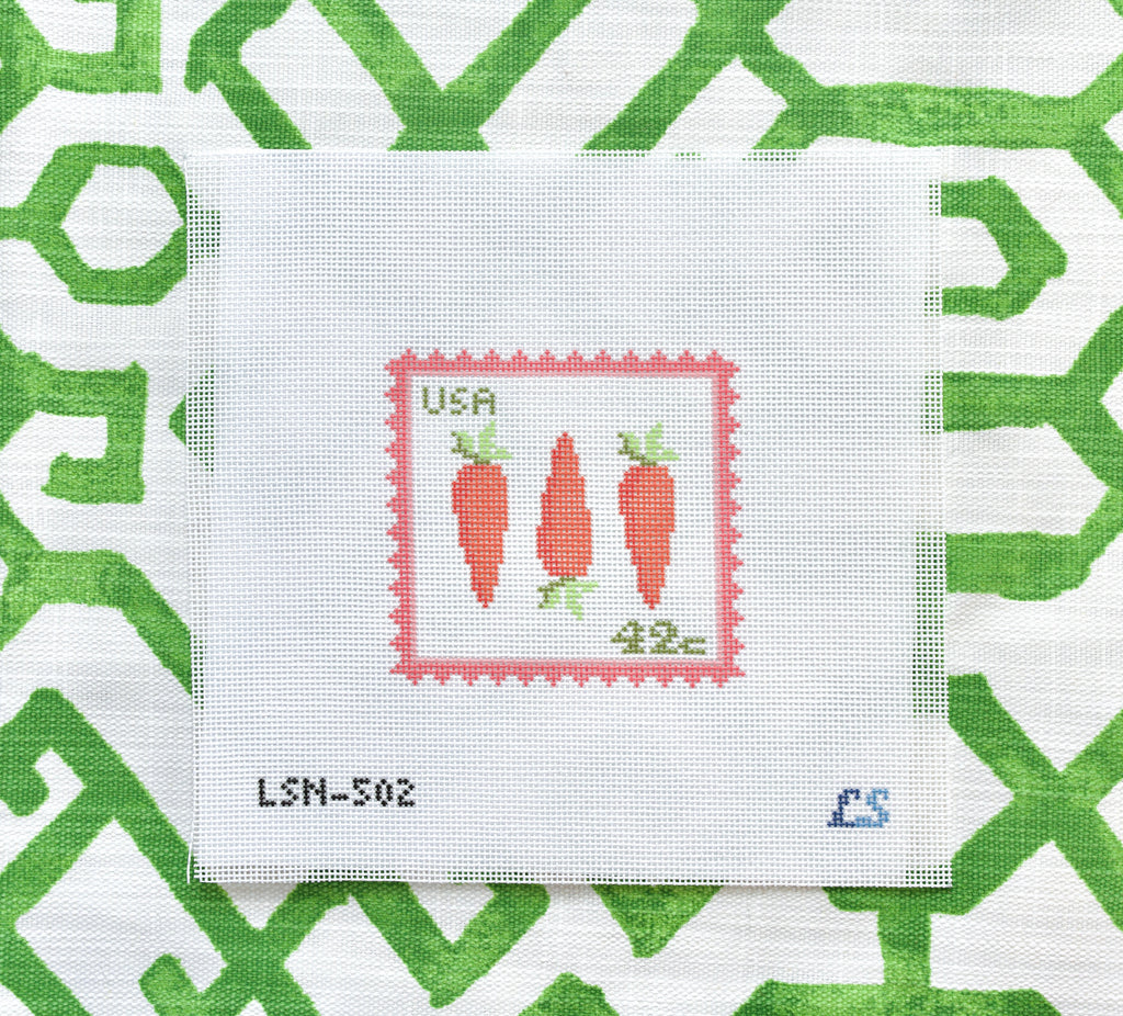 Spring Carrots Postage Stamp