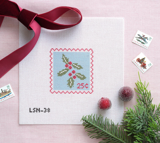 Blue Mistletoe Stamp