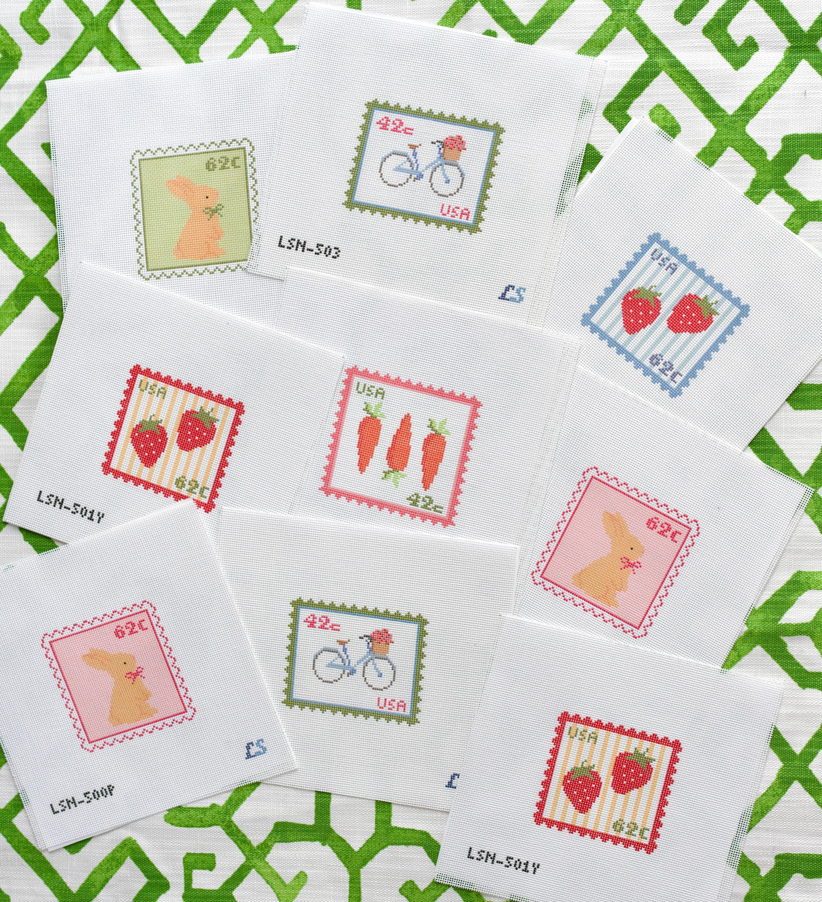 Petals and Pedals Postage Stamp