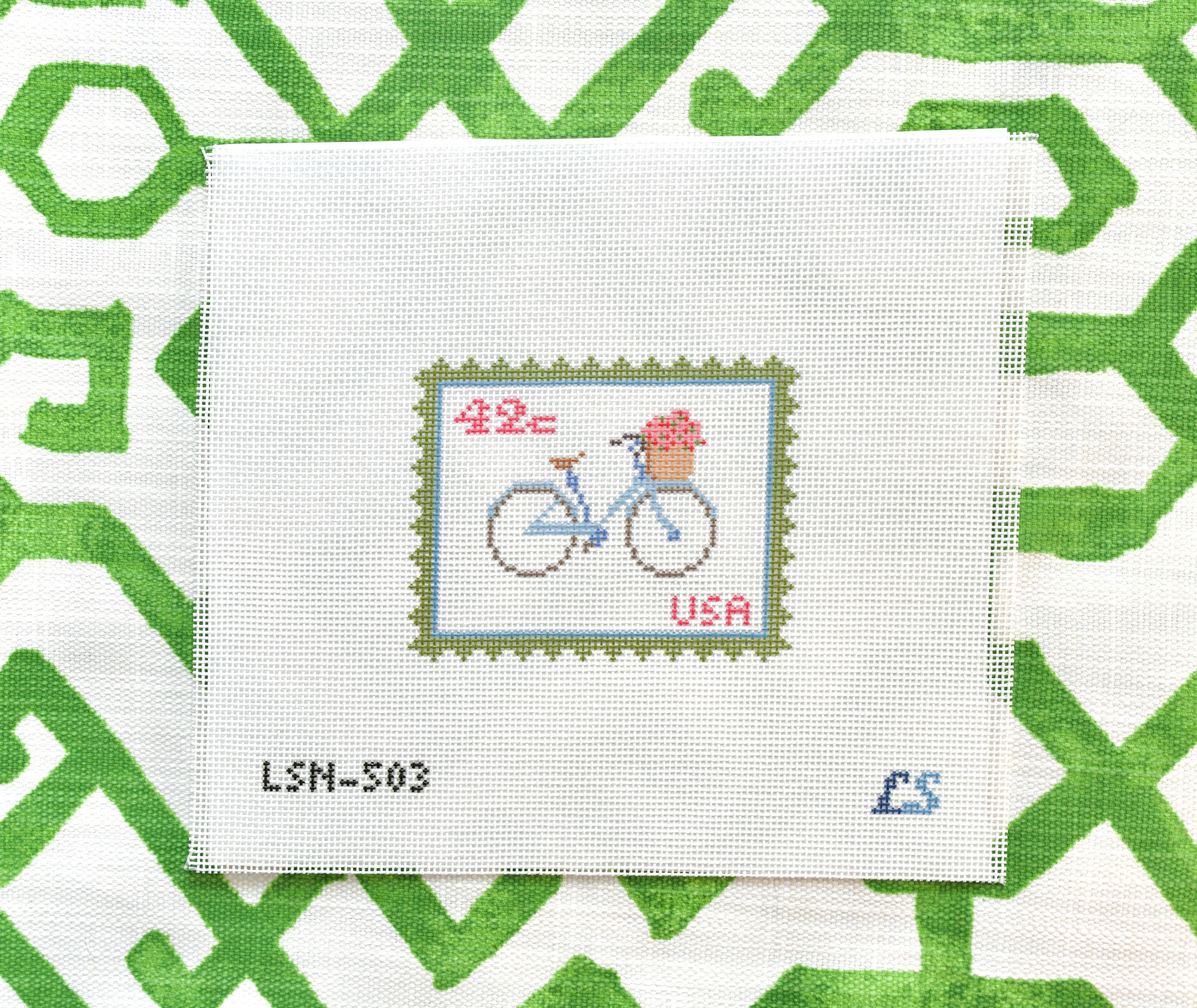 Petals and Pedals Postage Stamp