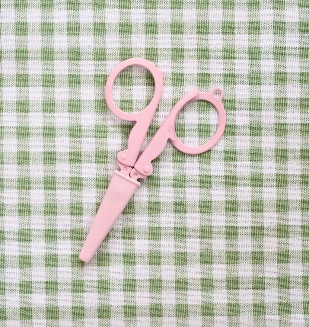 Pink Folding Scissors