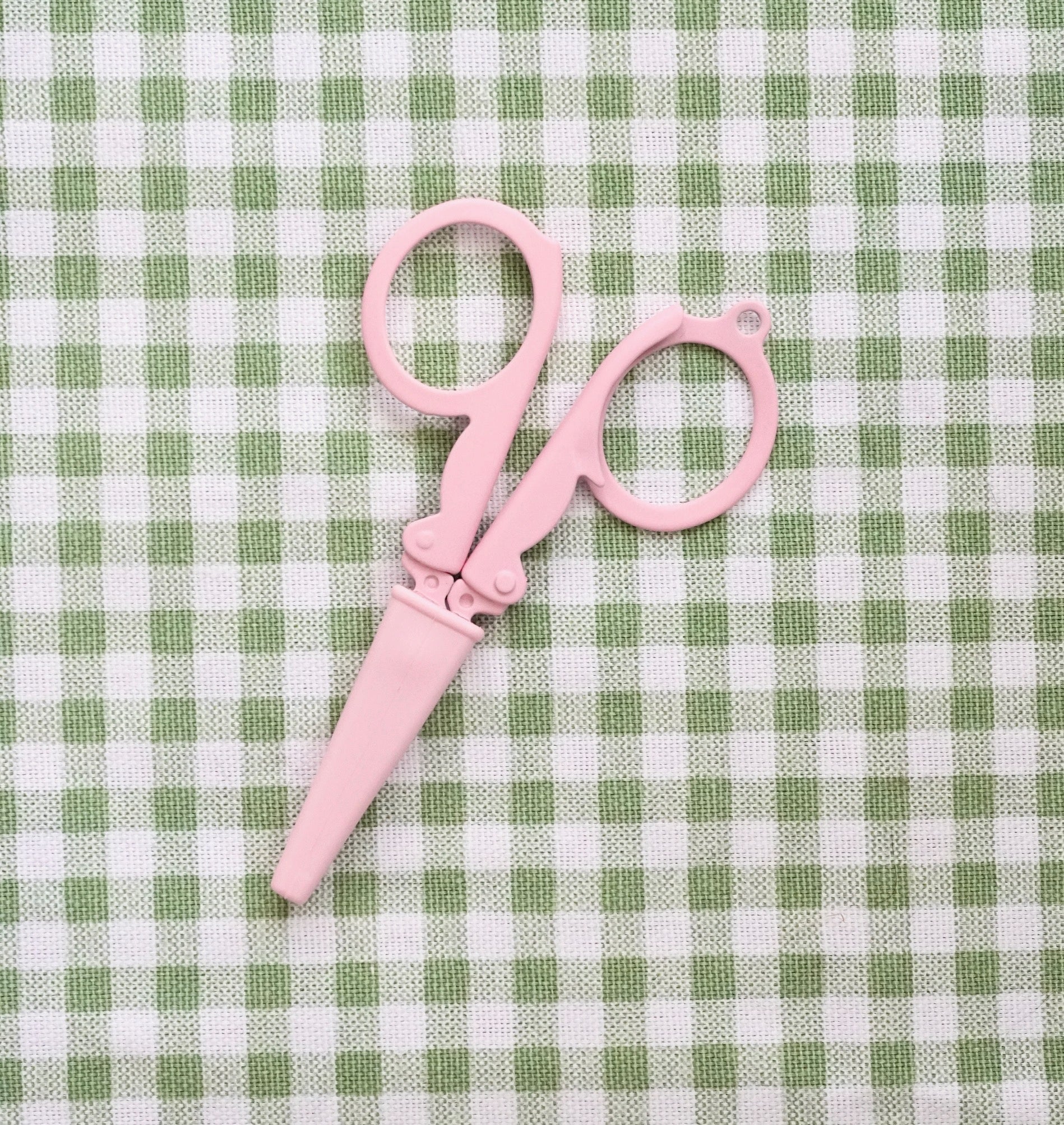 Pink Folding Scissors