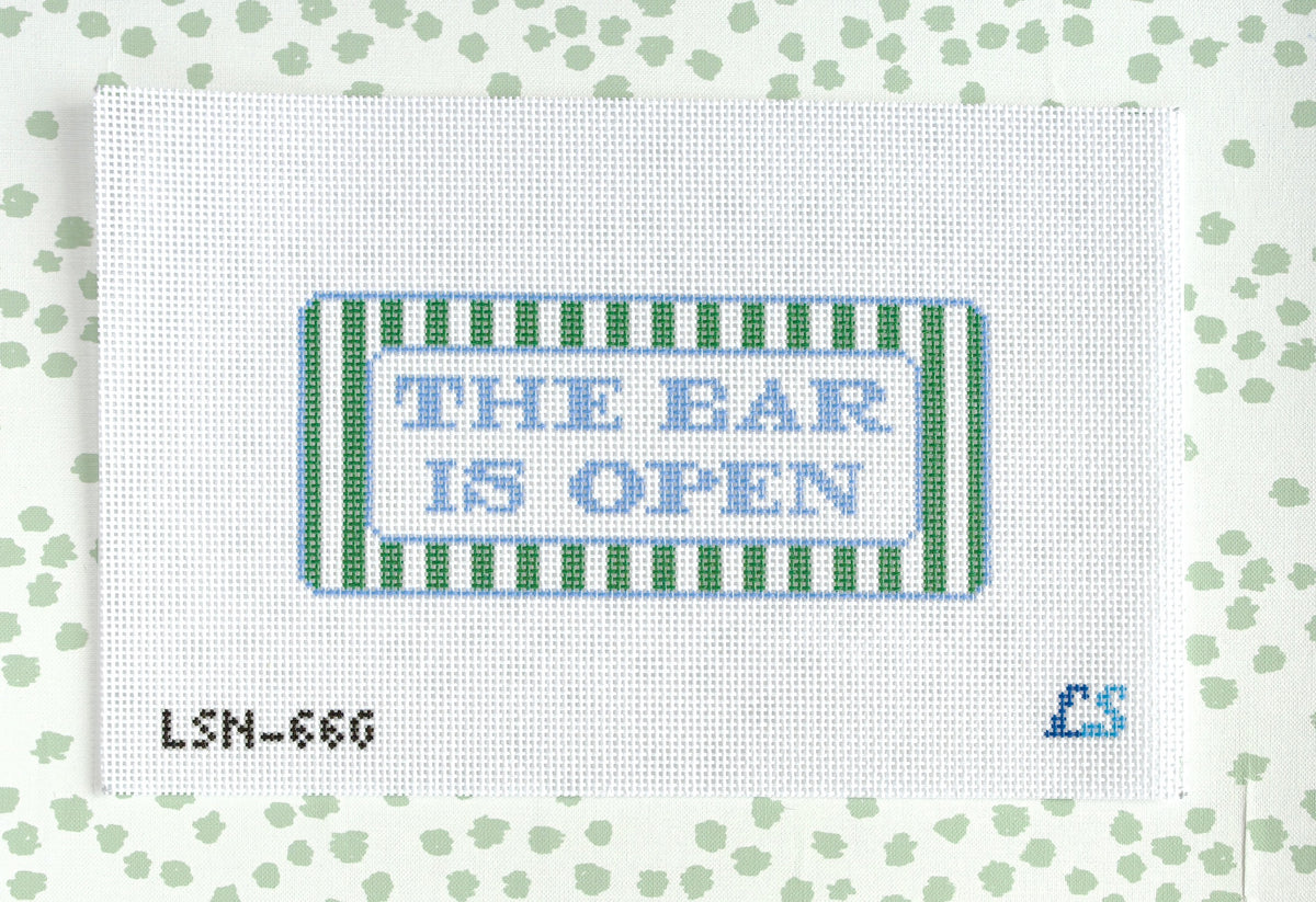 Bar is Open Green