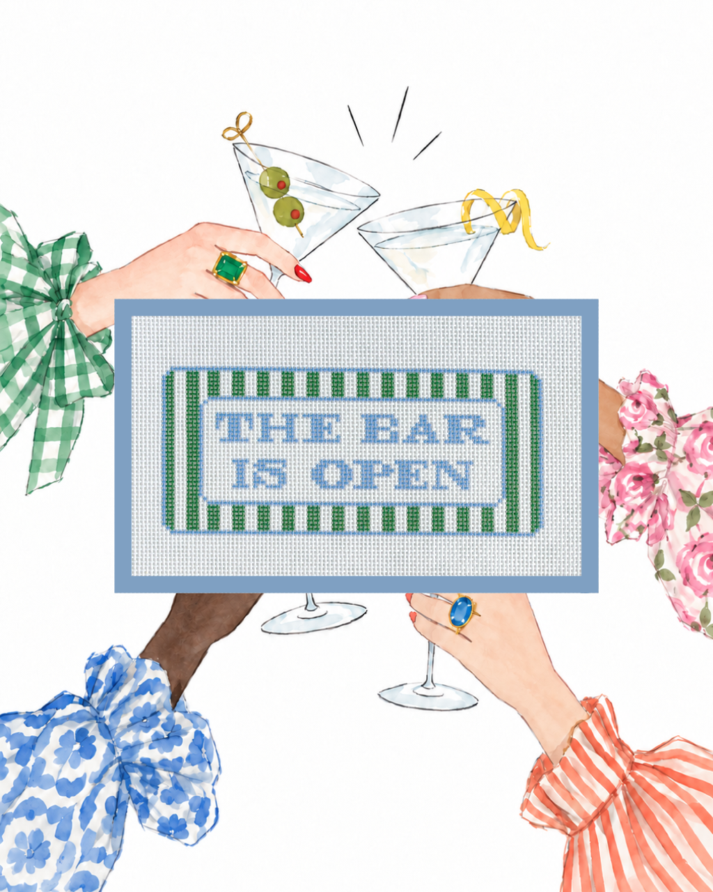 Bar is Open Green