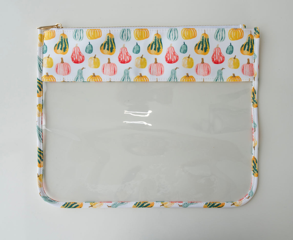 Wholesale Pumpkin Pattern Large Needlepoint Pouch